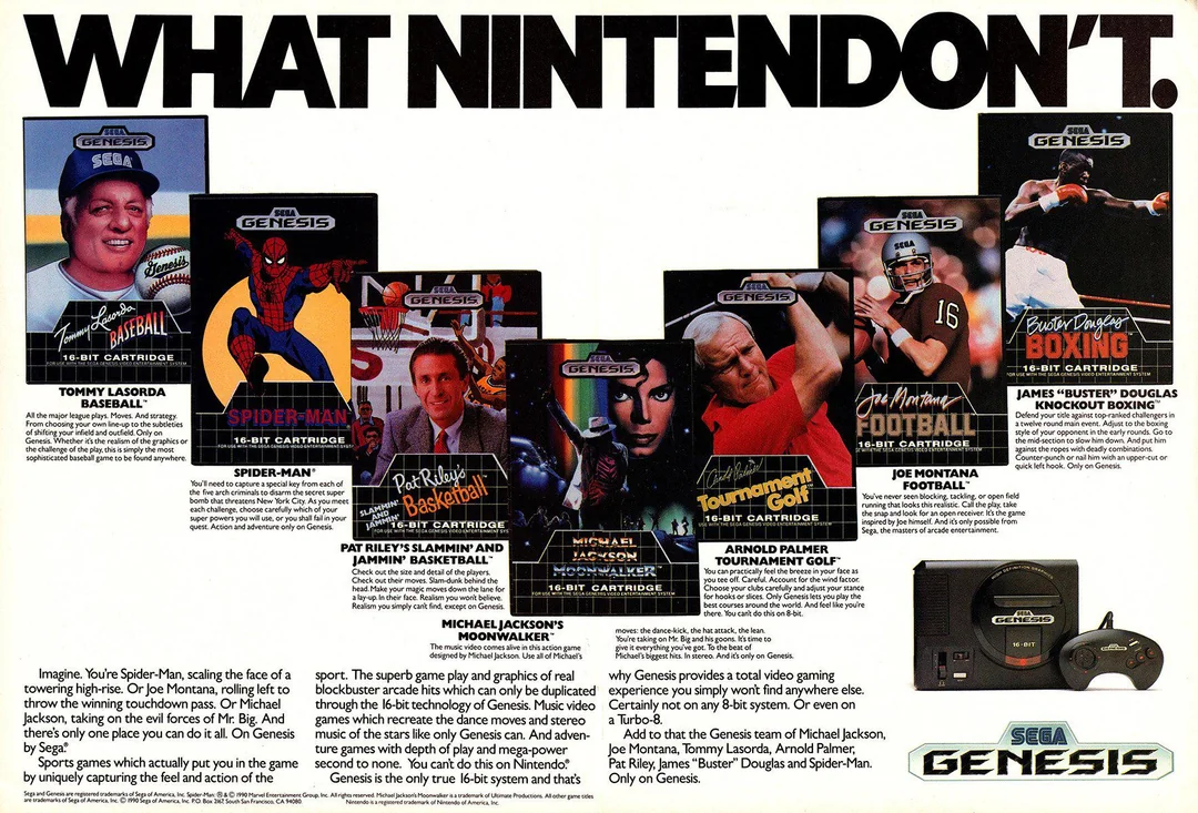 Sega's Nindendon't Ad